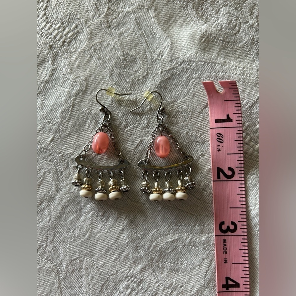 Chico’s Elegant Pink and Silver Necklace and Earring Set - Picture 6 of 6